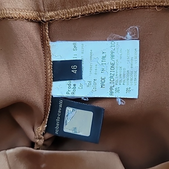 Roberto Cavalli Lace Silk Ruched Top, size IT46 - Picture 13 of 14